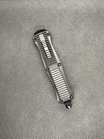 Black Intrepid OTF Switchblade Knife