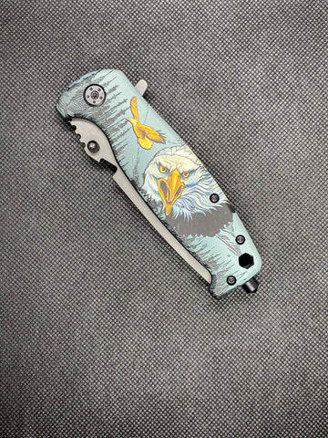 Eagle style stainless steel Hunting Knife.
