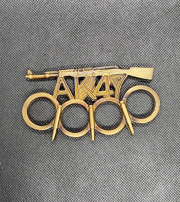AK47 METAL KNUCKLE DUSTER